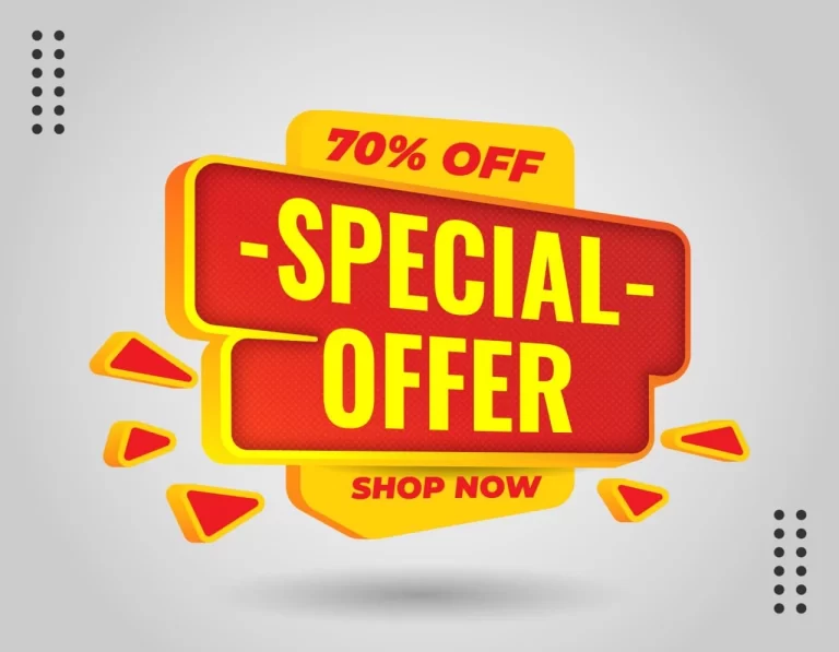 3D Elegant Promotion Banner for Promoting Your Business and Offer
