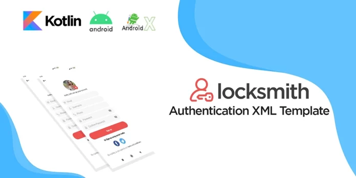Android Authentication XML UI Kit