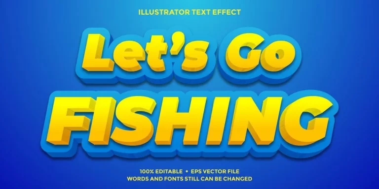 Bold Orange and Blue Text Effect