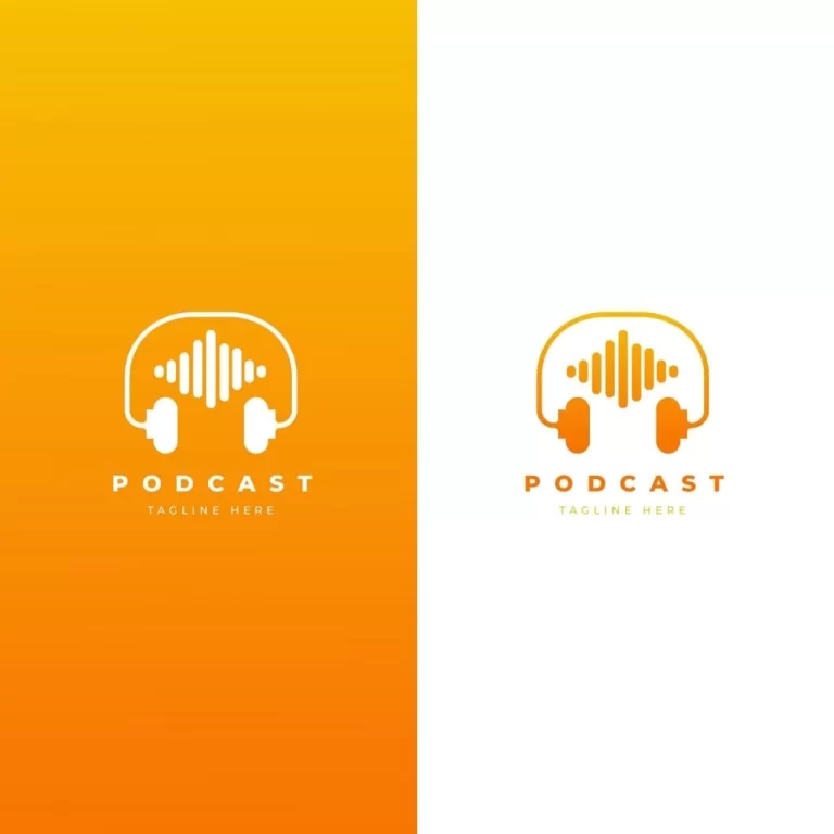 Detailed Podcast Logo Template