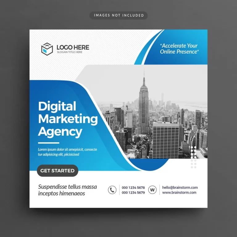 Digital Marketing Agency Social Media Template