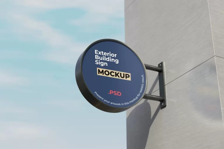 Exterior Building Sign Model