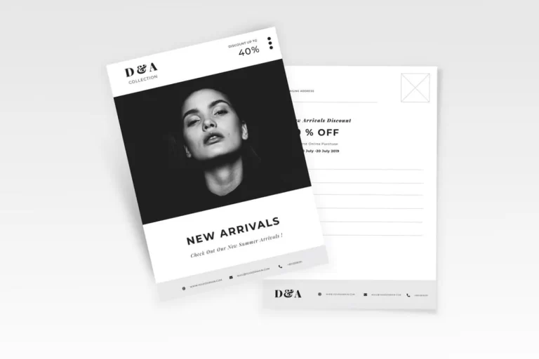 Fashion Postcard Brochure