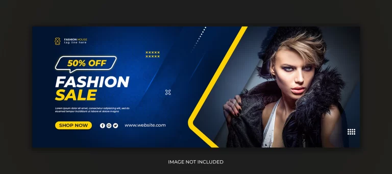 Fashion Sale Facebook Cover Template