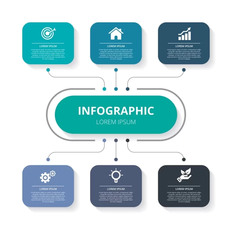 Flat Infographic Design Template