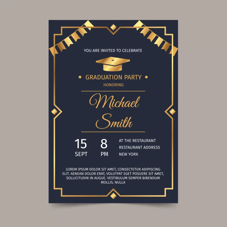 Graduation Invitation Template