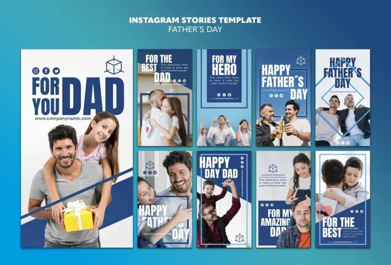 Instagram Story Template for Your Father