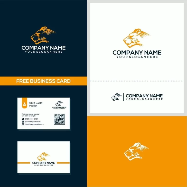 New Panther Head Business Card