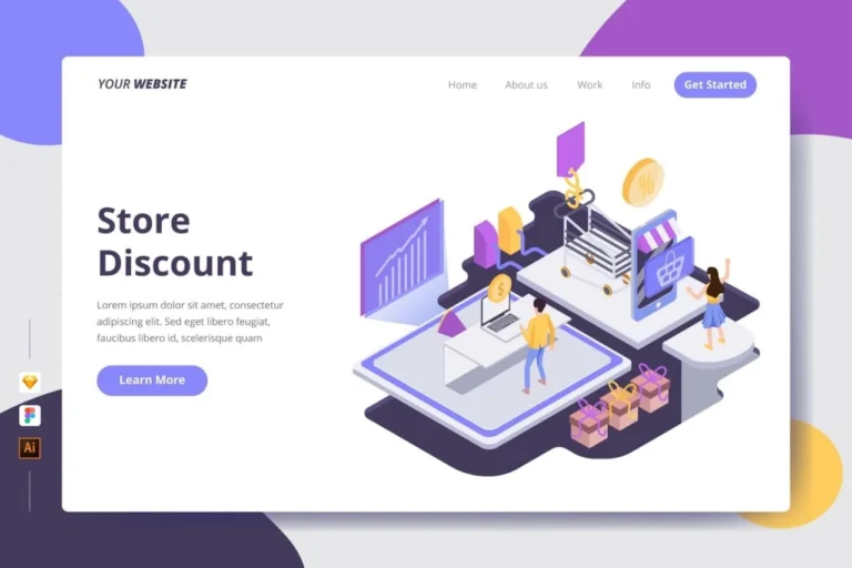 Store Discount Landing Page