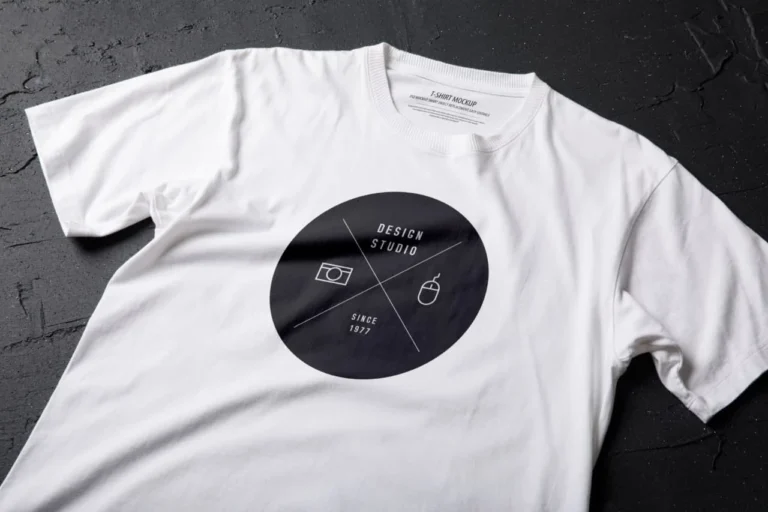 White T-Shirt Mockup Template