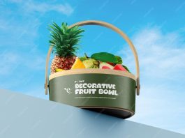 Decorative Food Bowl Mockup
