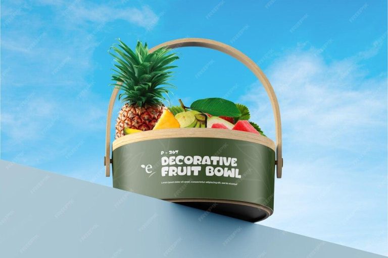 Decorative Food Bowl Mockup